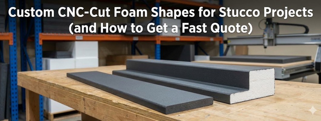 Custom CNC‑Cut Foam Shapes for Stucco Projects (and How to Get a Fast Quote)