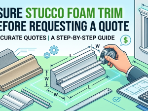 How to Measure Stucco Foam Trim Correctly Before Requesting a Quote