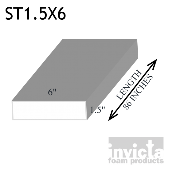 Stucco Foam Trim ST1.5X6