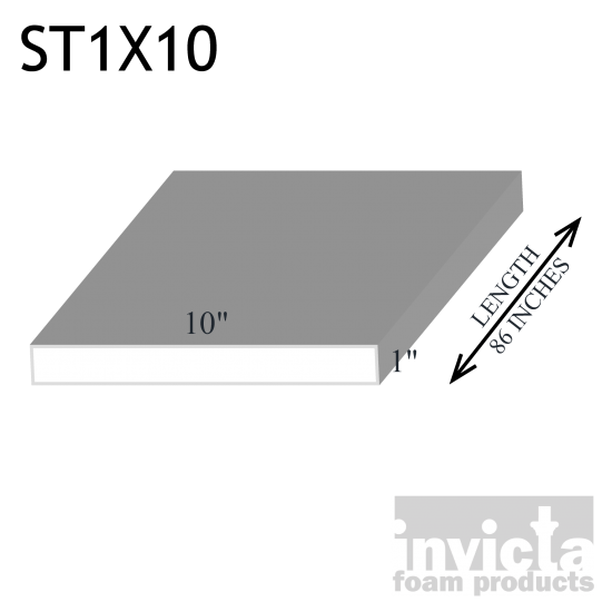 Stucco Foam Trim ST1X10