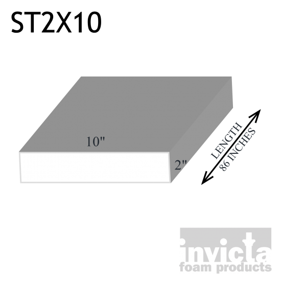 Stucco Foam Trim ST2X10