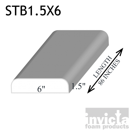 Stucco Foam Trim STB1.5X6