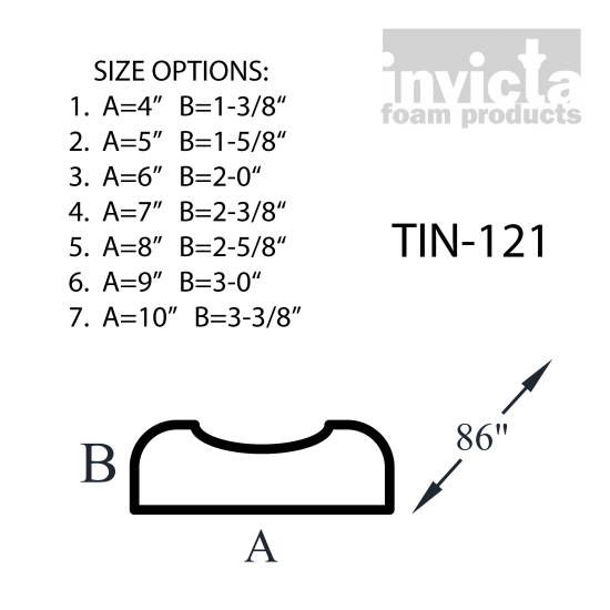 Decorative Stucco Foam Trim TIN-121