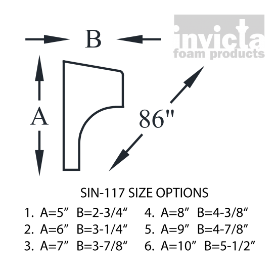 Decorative Stucco Foam Sill SIN-117