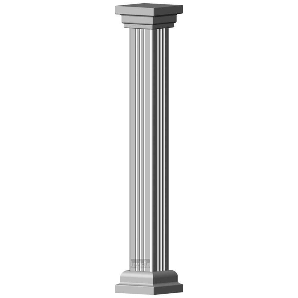 Square Fluted Column