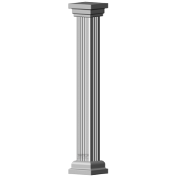 Square Fluted Column