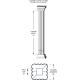 Square Fluted Column