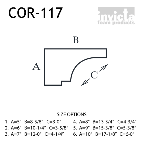 Stucco Foam Corbel COR-117