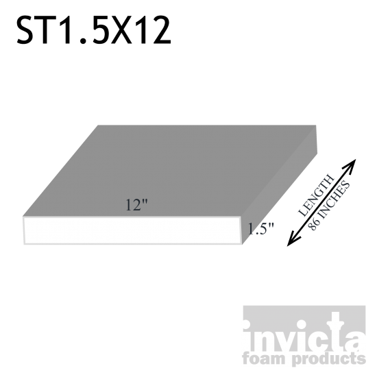 Stucco Foam Trim ST1.5X12