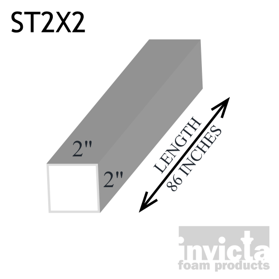 Stucco Foam Trim ST2X2
