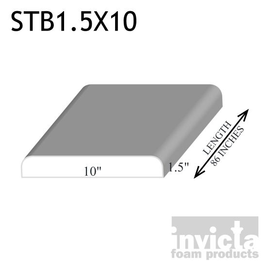 Stucco Foam Trim STB1.5X10