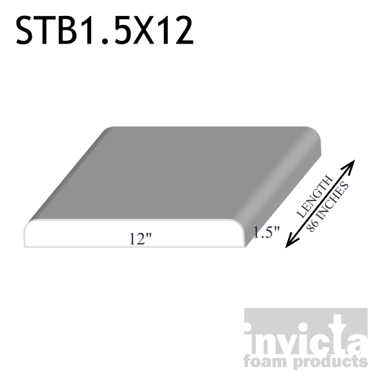 Stucco Foam Trim STB1.5X12